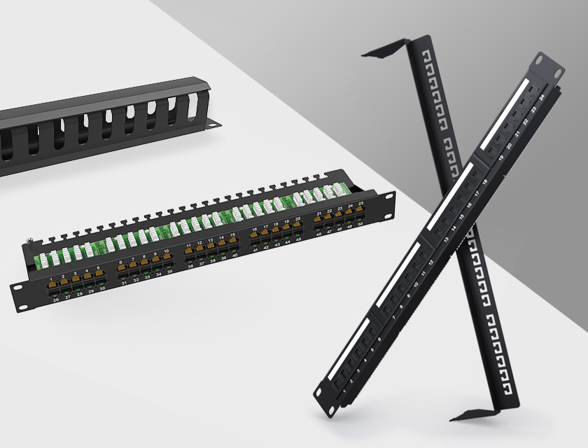 配線架，跳線架，理線架傻傻分不清？看這里！