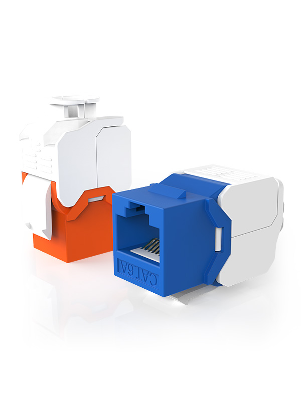 CAT6A Tool-less Keystone Jack