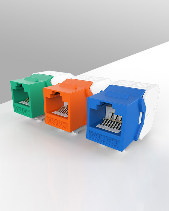 CAT6A Tool-less Keystone Jack