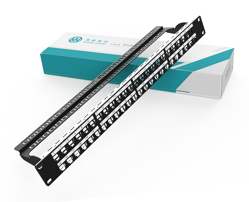 Enmane-1U 48 Ports Network Blank Patch Panel