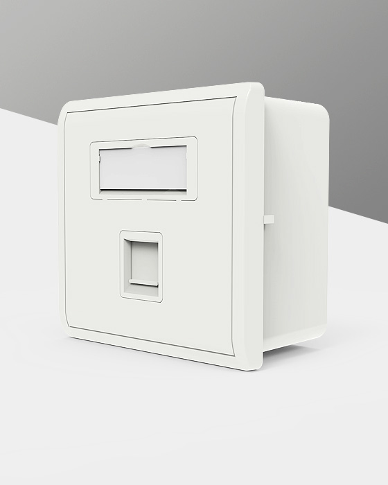 Network RJ45 Faceplate