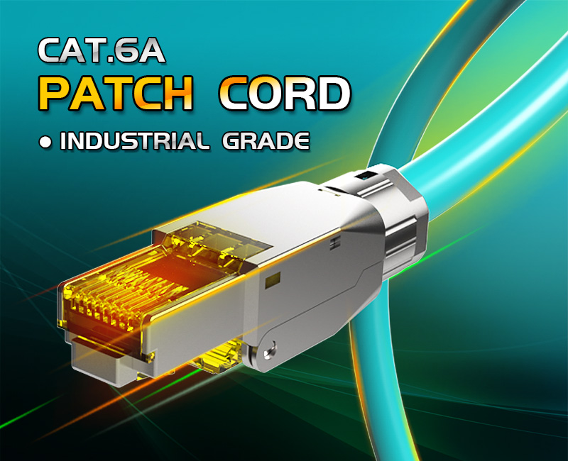 Enmane-Professional Industrial Grade CAT.6A Patch Cord, Game Fever Cable