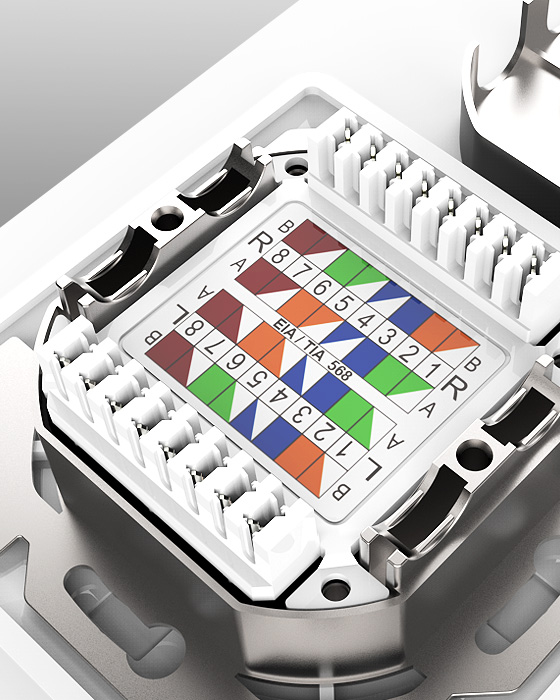80型-網絡面板,電腦插座
