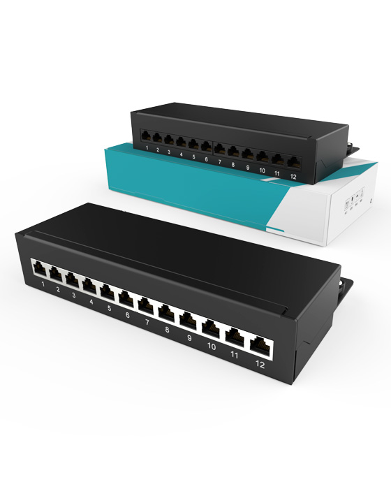 1U12口-防塵網(wǎng)絡(luò)配線架