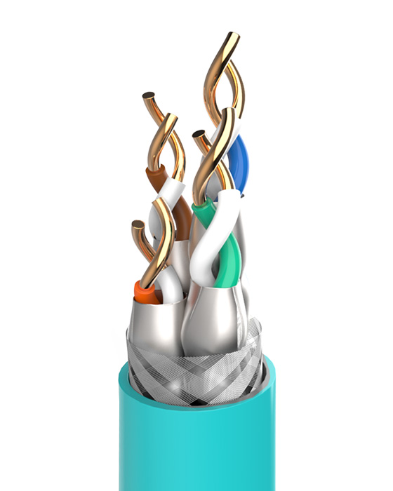 七類-萬(wàn)兆雙屏蔽工程網(wǎng)線(SFTP)
