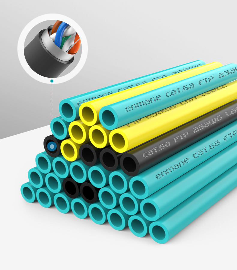 超六類-萬兆屏蔽工程級網線