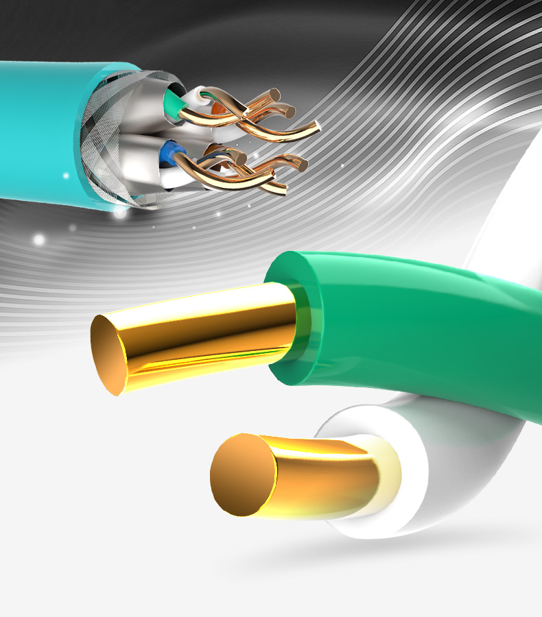 七類-萬(wàn)兆雙屏蔽工程網(wǎng)線