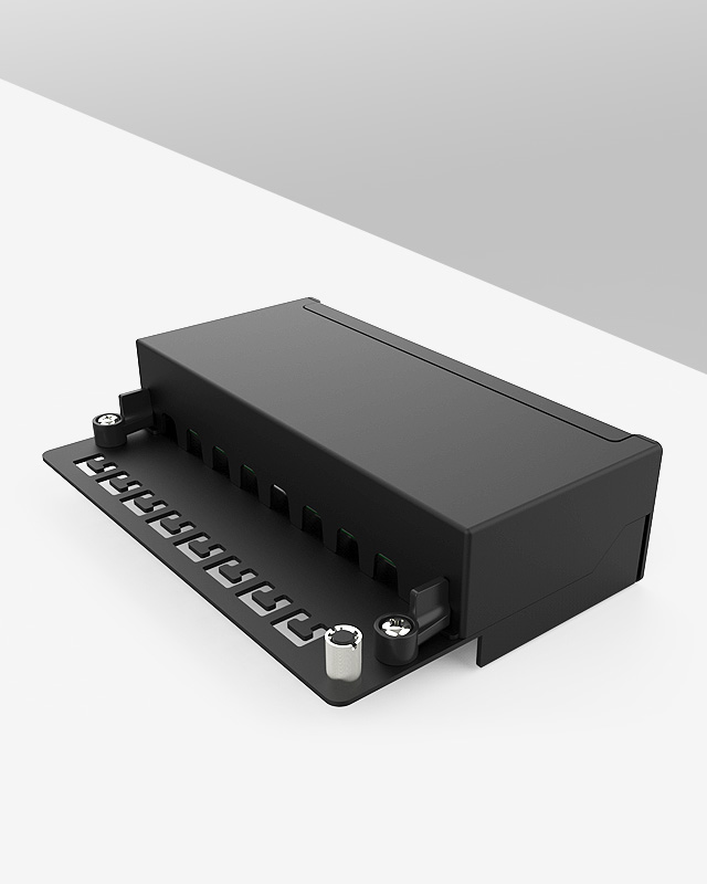 1U8口防塵網絡配線架